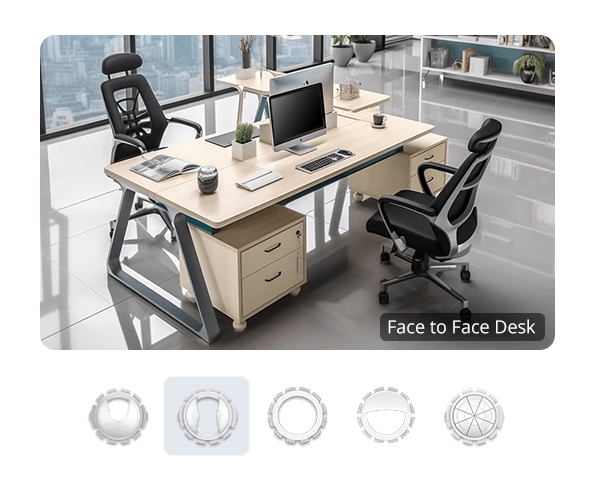 Face to face desk